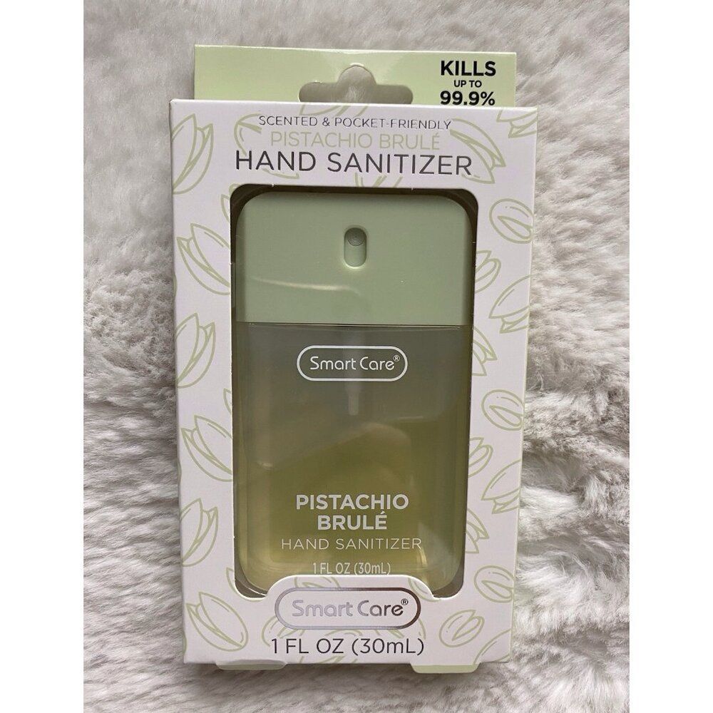 Smart Care‎ Scented Hand Sanitizer Spray 1 Fl Oz Pistachio Brule Hydrating NEW